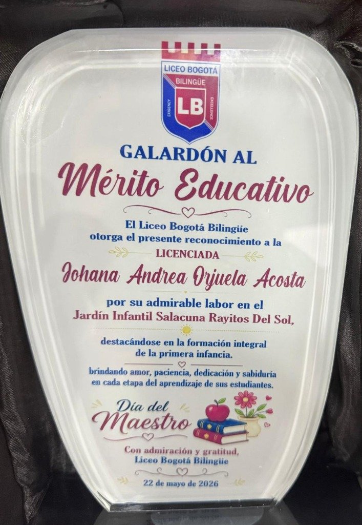 Galardón al Mérito Educativo - Liceo Bogotá Bilingüe